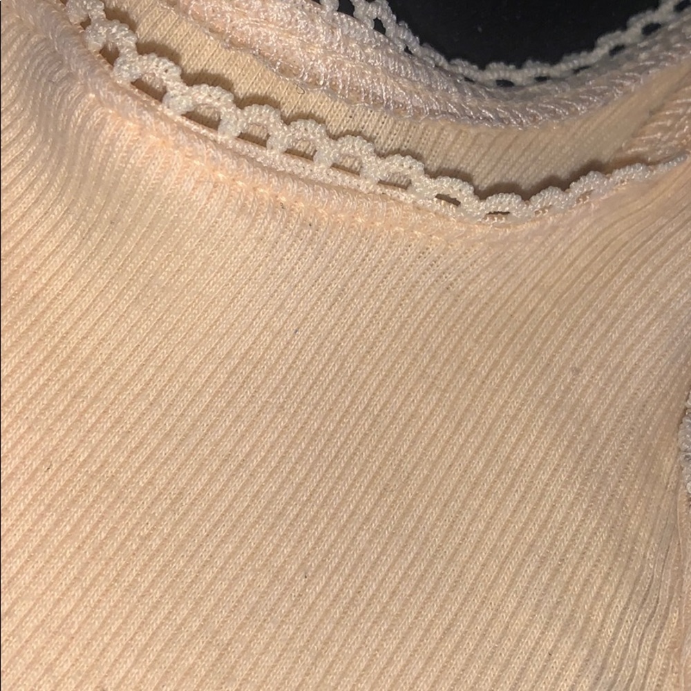 Yellow Cropped Tank Top - Picture 3 of 3